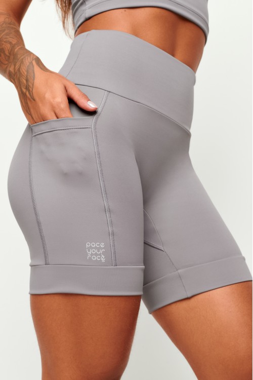 Bermuda com bolso Cinza Draft