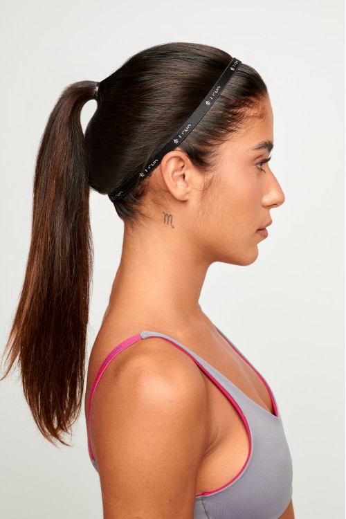 Headband preta e-run