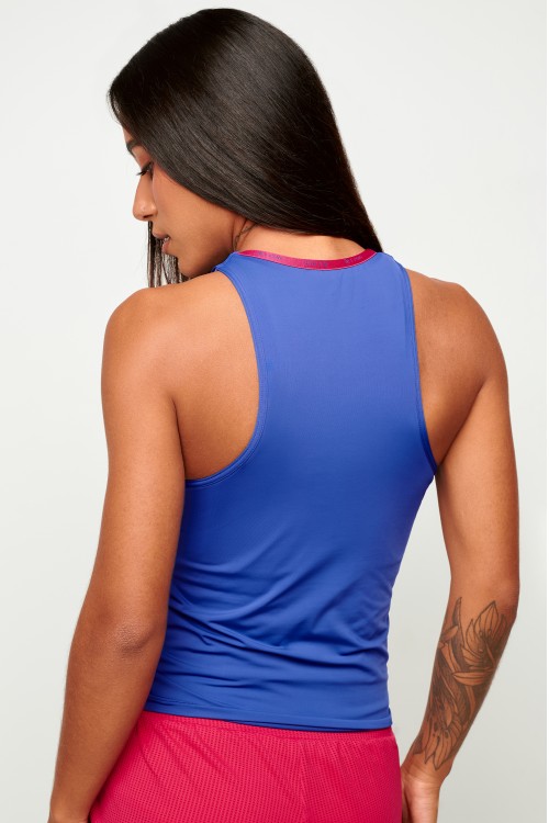 Regata com bolso azul mile