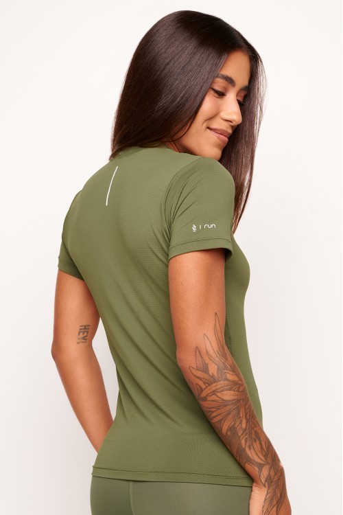 Blusa Verde Militar Free Run