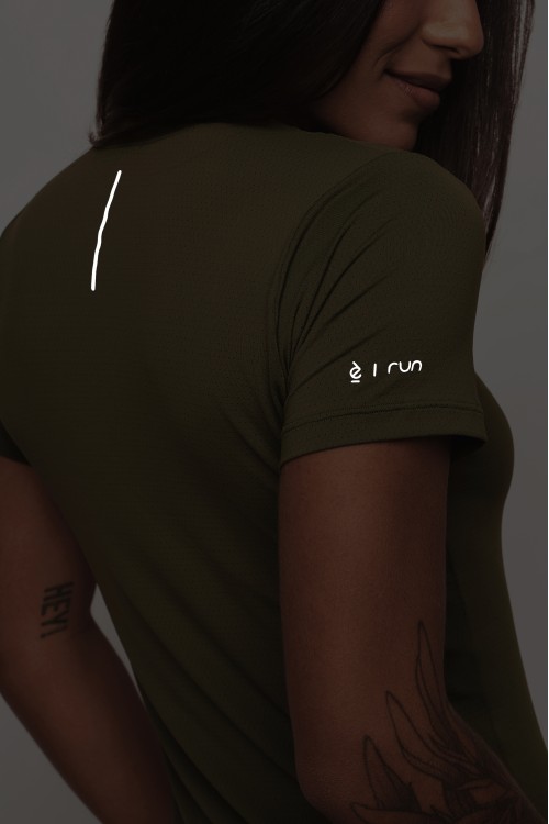 Blusa Verde Militar Free Run