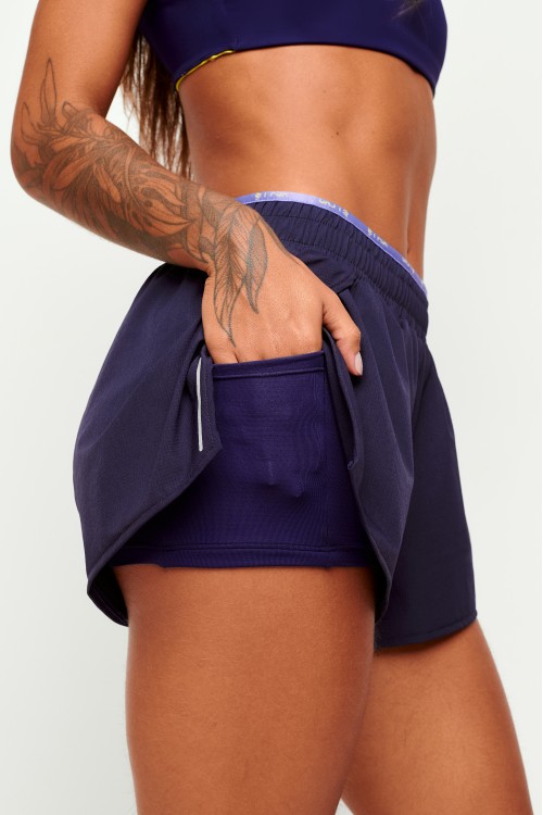 Short com bolso Azul Marinho Recovery