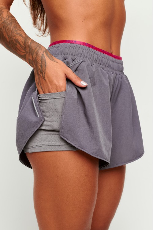 Short com bolso Cinza Recovery