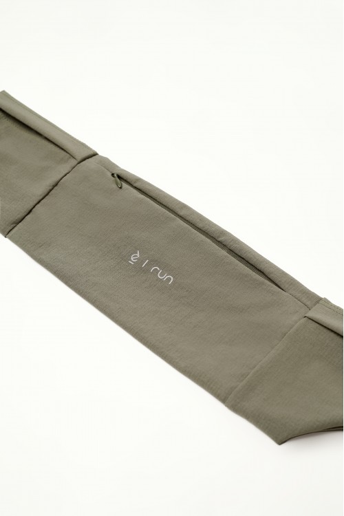 E Run Belt Verde Militar