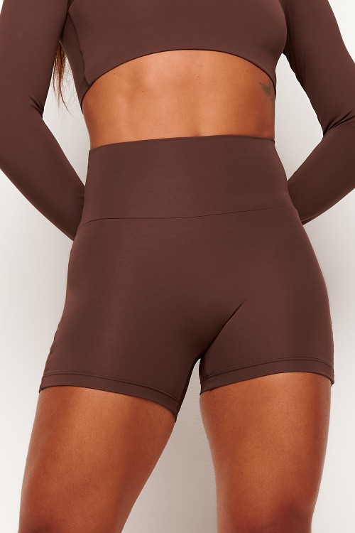 Short truffle sem costura frontal
