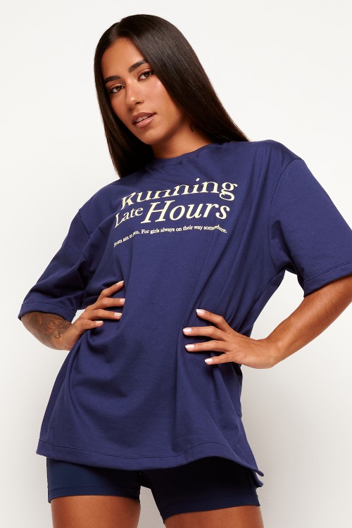 Blusa Oversized Cove de Algodão Running Late