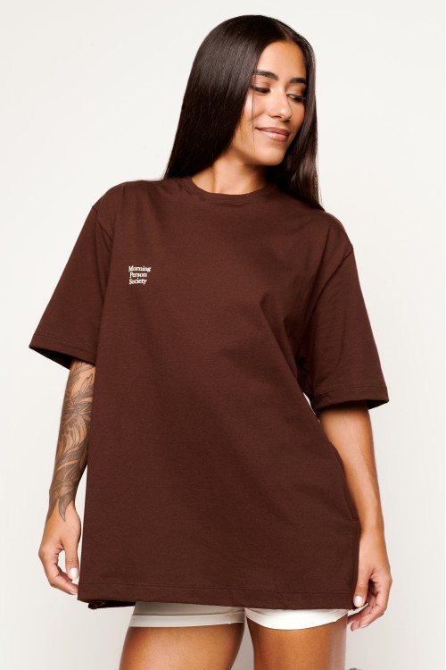 Blusa Oversized Truffle de Algodão Morning Person