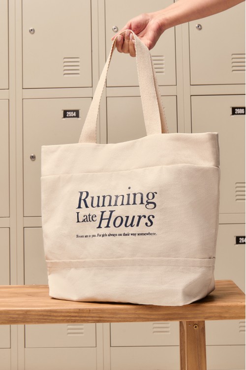 Tote Bag Running Late