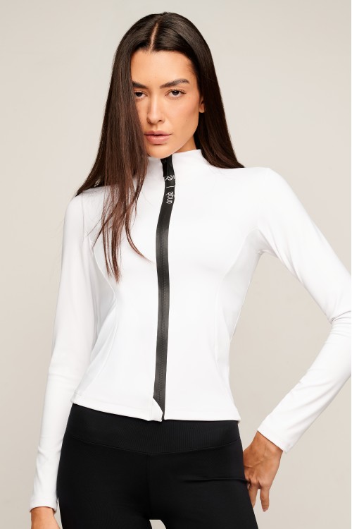 Jaqueta branca layer