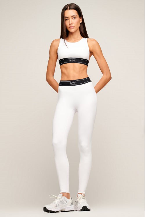 Calça Legging Branca Flowing