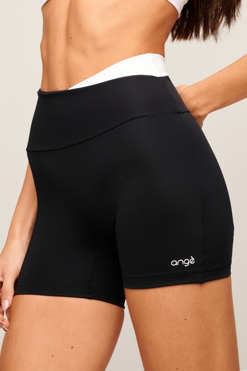 Short Preto Playoff