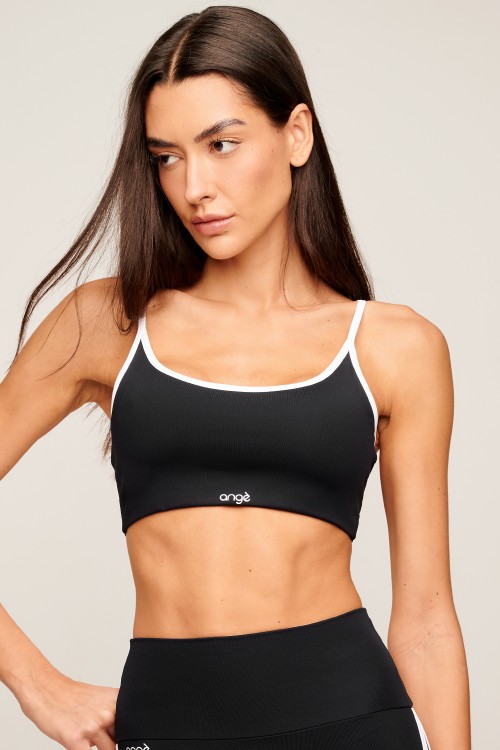 Conjunto top + short preto classic
