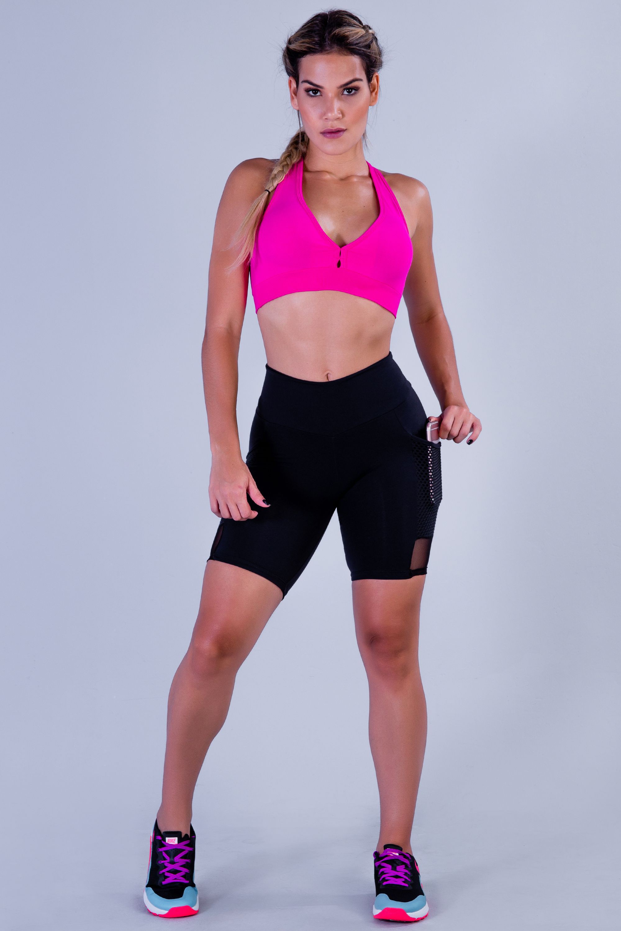 Bermuda de malhar com bolso Clearance