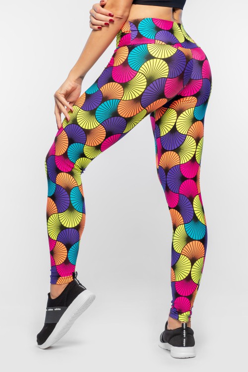 Calça Legging Feminina Estampada com Bolso Psyfit