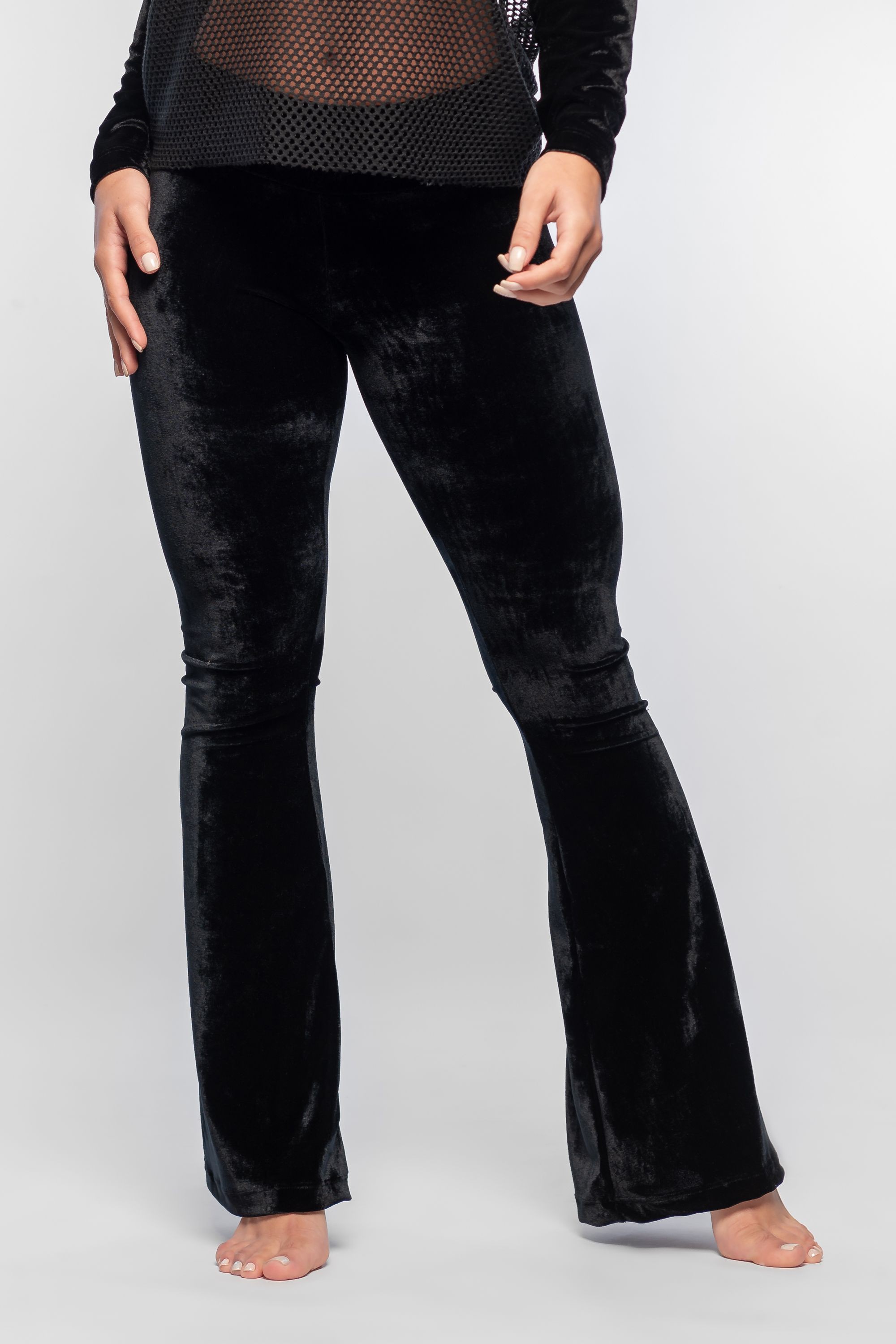 calça legging de veludo feminina