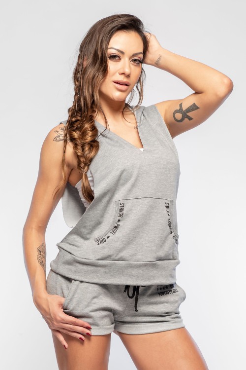 Blusa Feminina de moletinho Powerful Girls