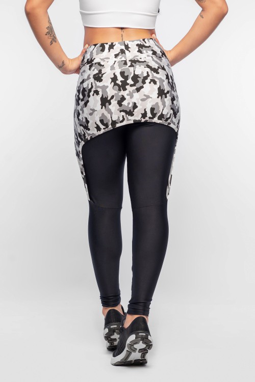 Calça Legging Tapa Bumbum Feminina Preta Soldier
