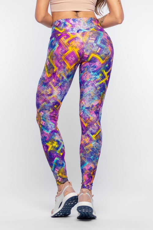 Calça Legging Feminina Estampada com Bolso Beat
