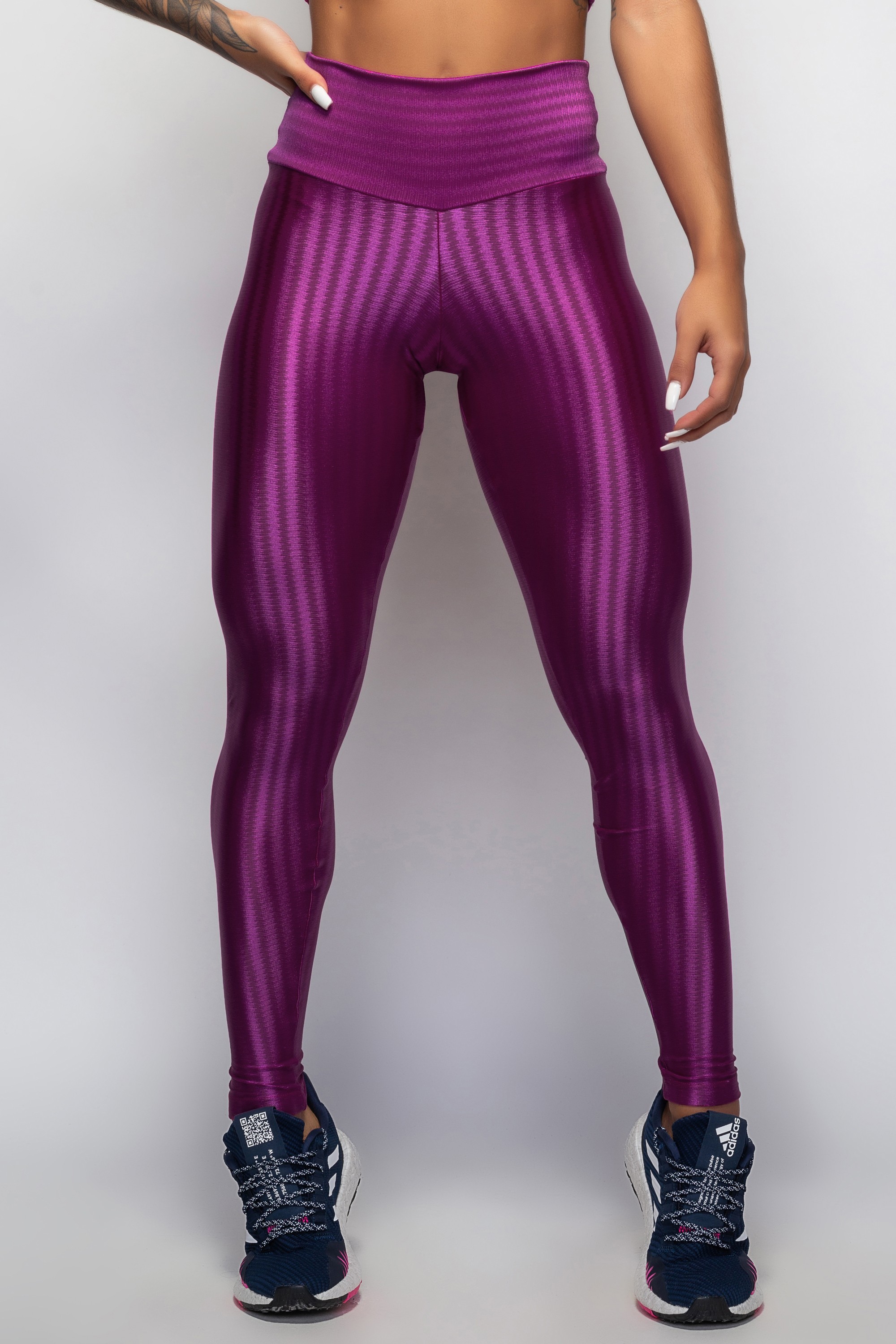 calça legging com textura