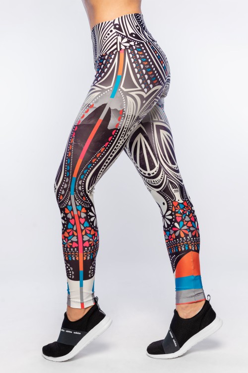 Calça Legging Feminina com Estampa Sublimada Rio