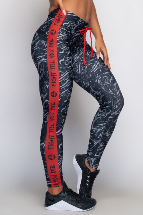Calça Legging Feminina com Estampa Sublimada Combat