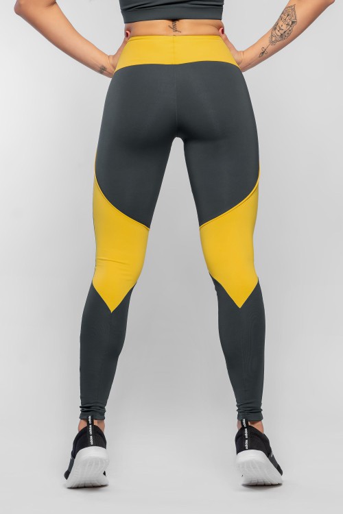 Calça Legging Feminina Cinza Survivor