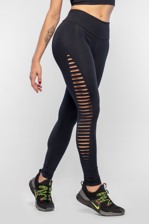 Calça Legging Feminina Preta Mystic