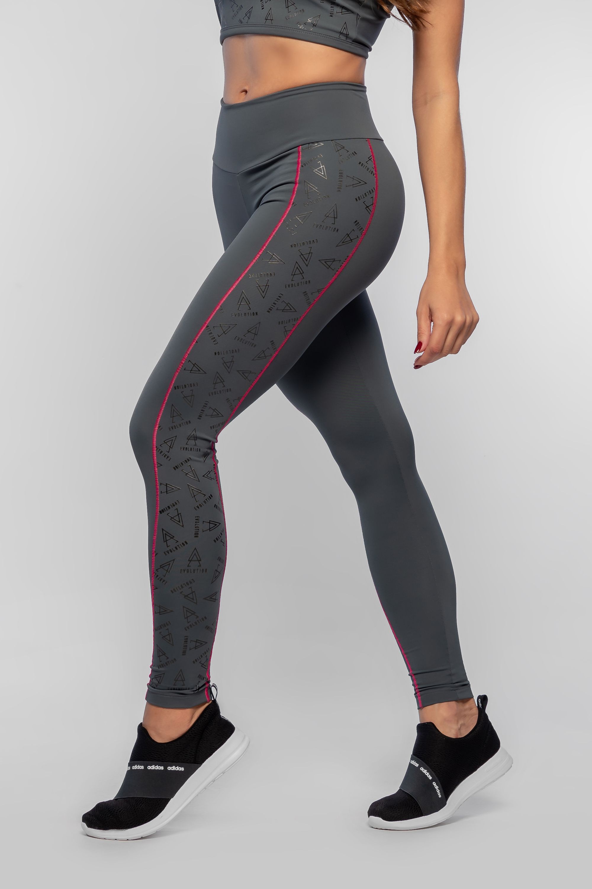 calça legging feminina cinza