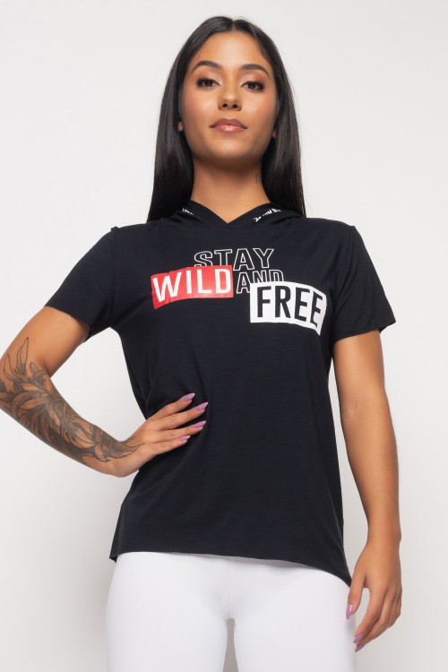 Blusa Fitness Feminina Stay Wild