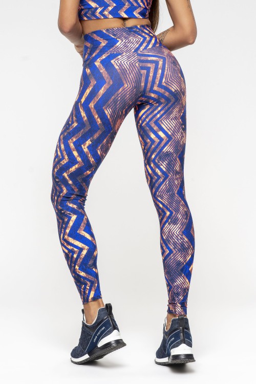 Calça Legging Feminina Estampada Sweat