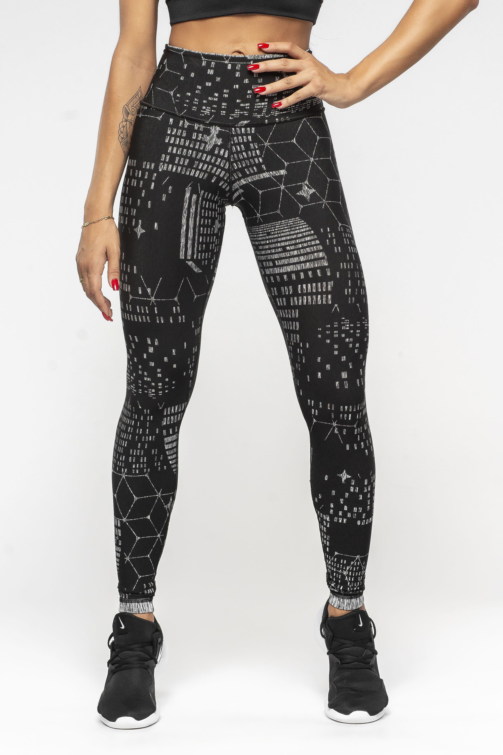 calça legging dupla face