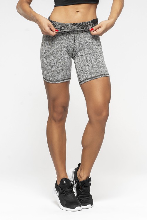 Bermuda Fitness Feminina Dupla Face Inverse Ethnical