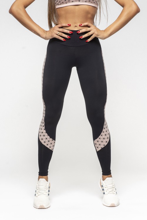 Calça Legging Feminina Preta Salty