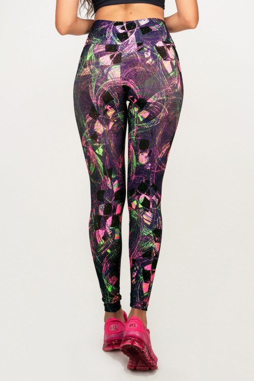 Calça Legging Feminina Estampada Fusion