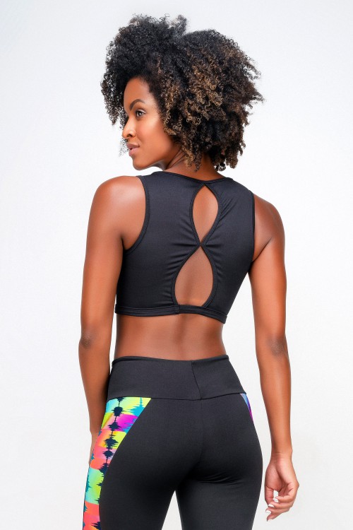 Top Fitness Feminino Estampado Activity