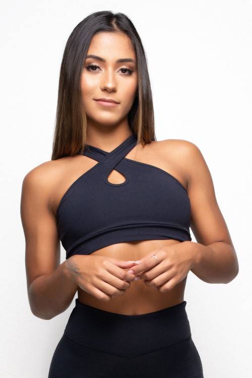 Top Navy Assimétrico Essence Top Navy Assimétrico Essence