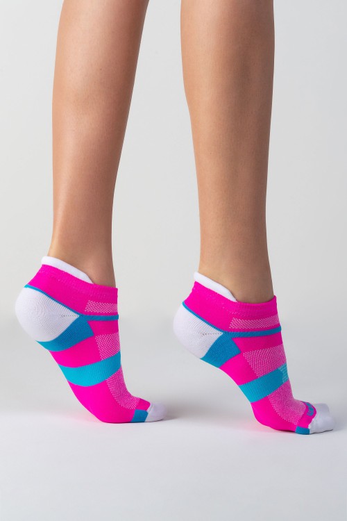 Meia Fitness Feminina Runner Rosa