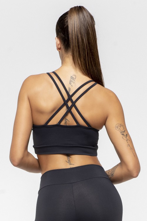 Top Fitness Feminino Preto Easy