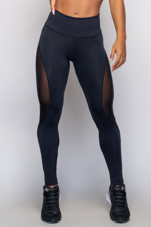 Calça Legging Feminina Preta Bold