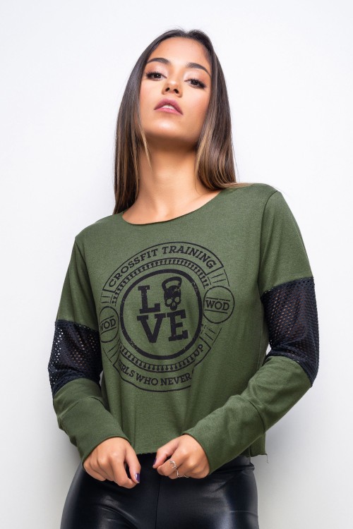 Casaco Feminino de moletinho Elite Cross Lovers