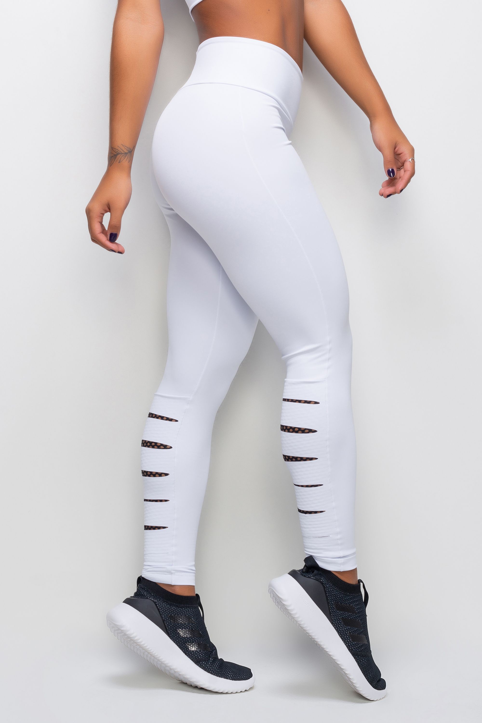 calça legging feminina branca