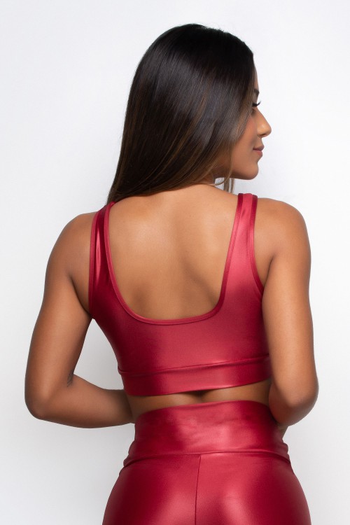Top Fitness com Bojo Removível Valentino Shine