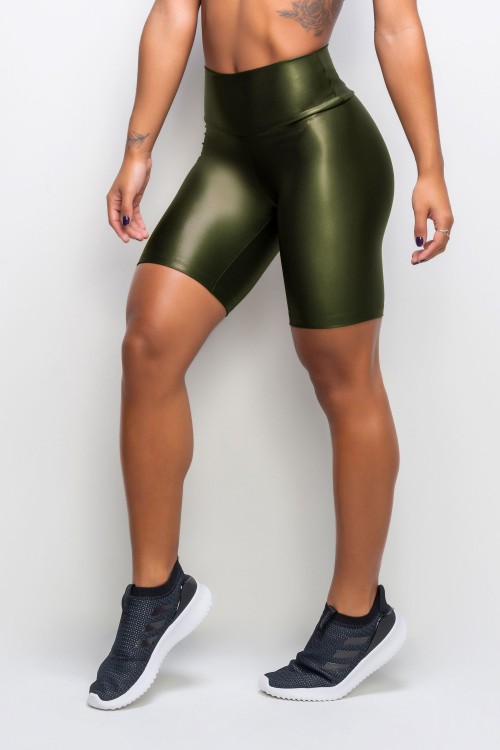Bermuda Fitness Elite com Brilho Shine