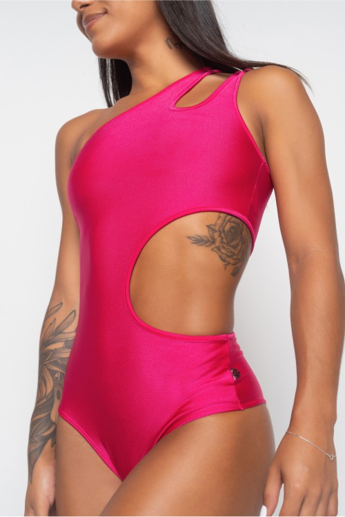 Body Fitness Rosa com brilho Drop
