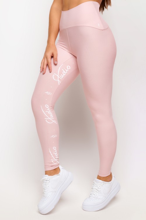 Calça Legging Rosê Soft Light Studio