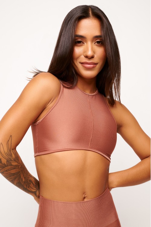 Top Bronze Cropped Essence