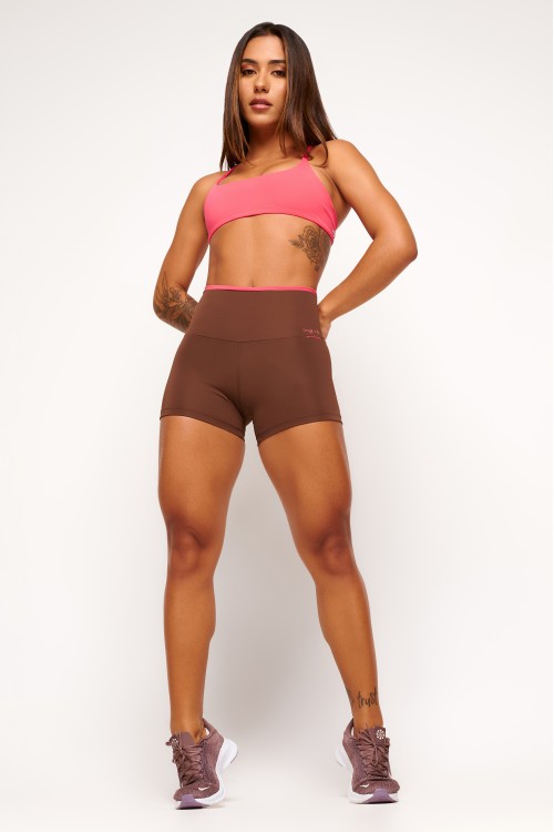 Short Marrom Angê Sports