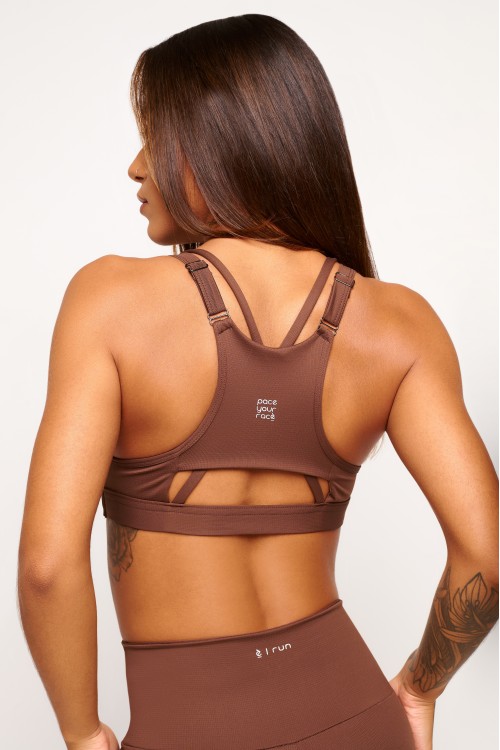 Top Tech-Run Marrom Pace Your Race