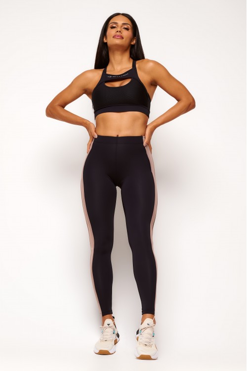 Calça Legging Preta Belt