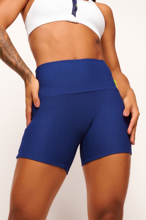 Short Marinho com Blackout Connection